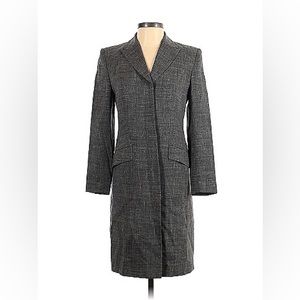 CLASSIQUES ENTIER size 2 gray woolblend light coat in excellent condition